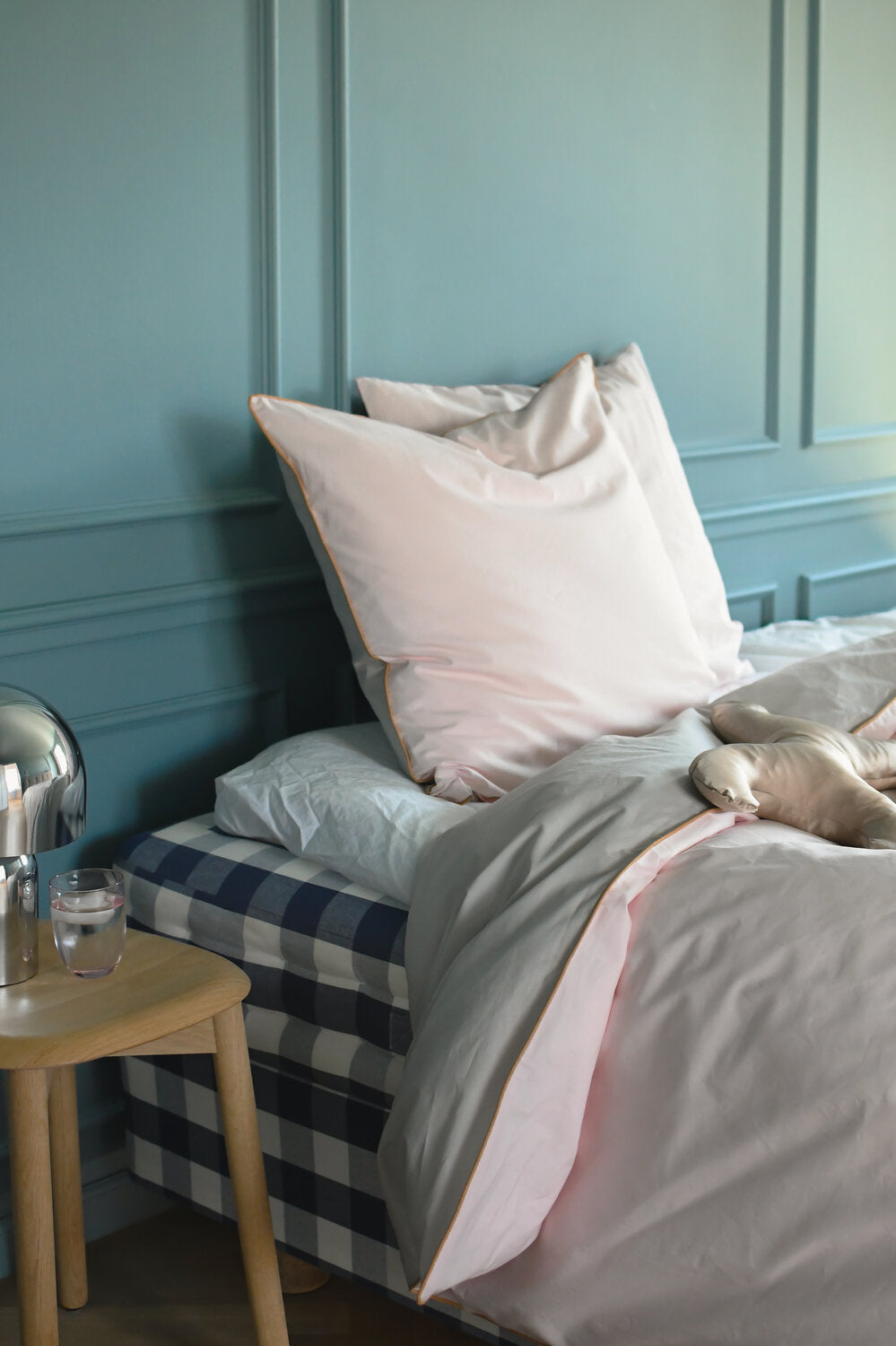 Color Combo sengesæt - grå/pink